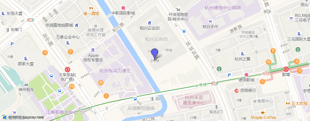 元易空间公司位置地图